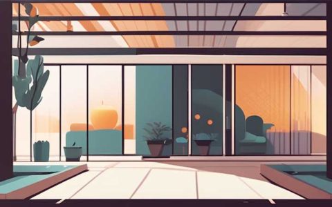 What kind of solar lights are used for the walls of the courtyard