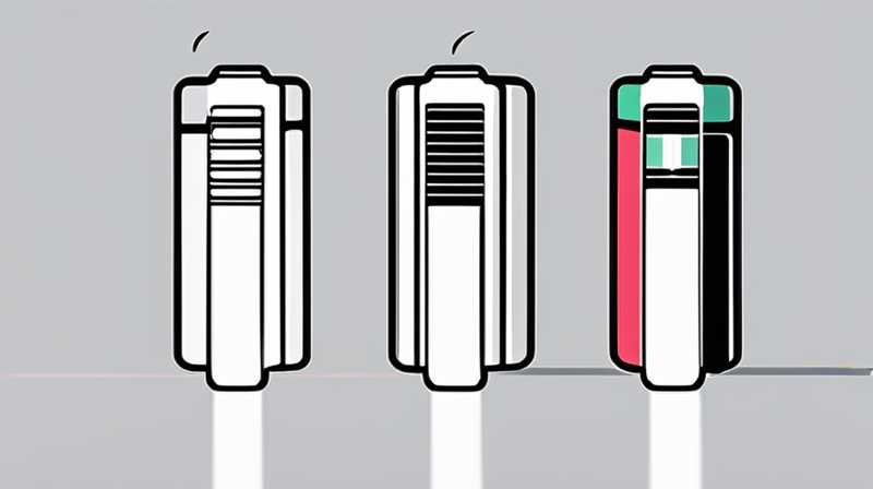 How to change the battery of solar column light