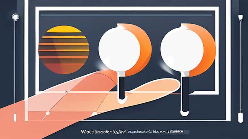 What is the voice-activated solar light with a wire called?