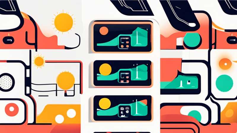 How does solar energy detect charging current?