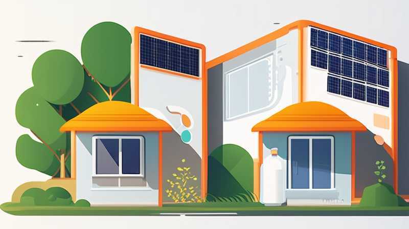 What are the disadvantages of installing solar energy in the courtyard?