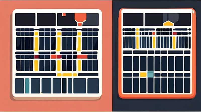 How to distinguish the front and back of solar panels