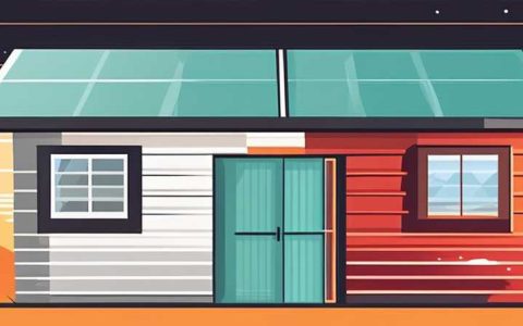 How to build a shed when there is solar energy on the roof