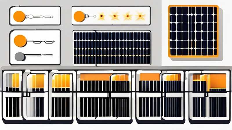 How to assemble a solar cell array