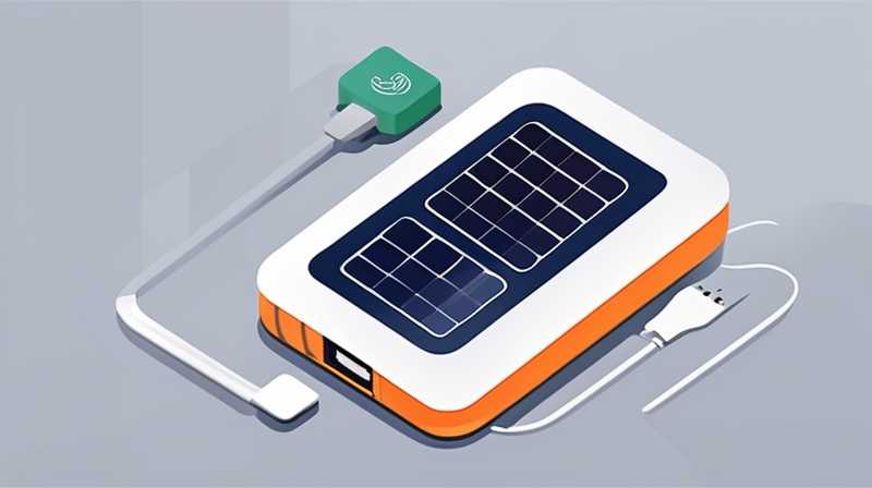 How to charge a power bank with solar panels