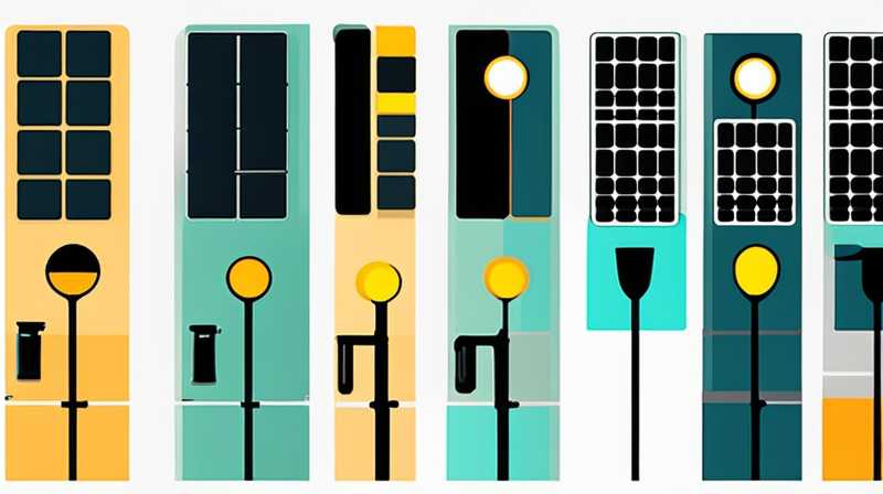 How many watts can a solar street light have?