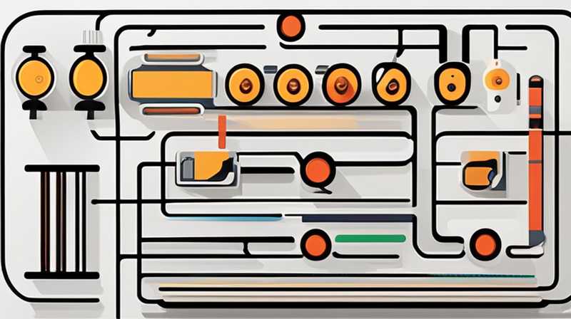 How to connect solar cell circuit board