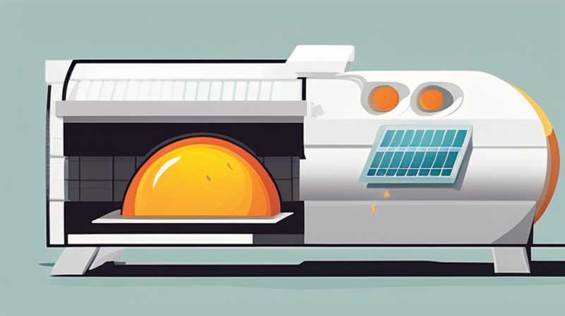 What is the capacity of the solar oven?