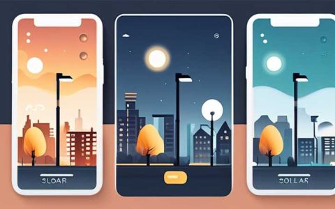 Which city uses solar street lights?