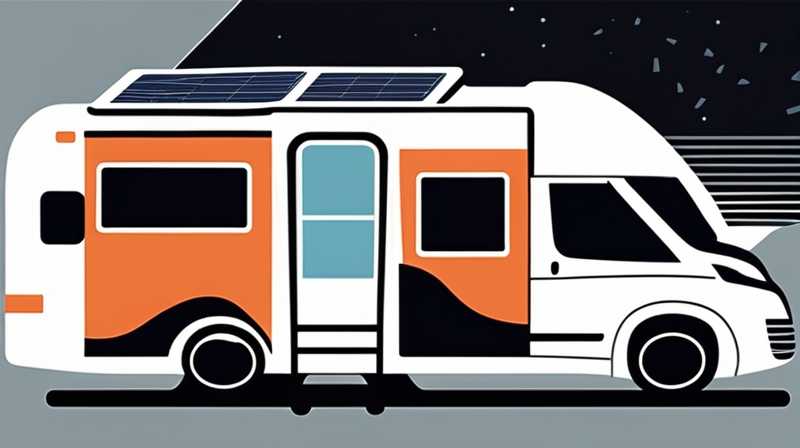 How to fix solar panels on the roof of a motorhome