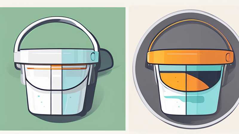 How to hang a wall mounted solar bucket