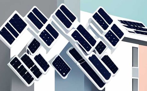 Where are the solar panels on the slope?