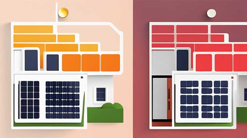 How many square meters of solar panels are needed for home use?