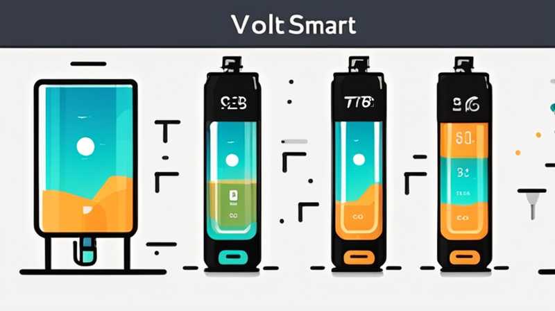 How many volts does the solar smart light battery have