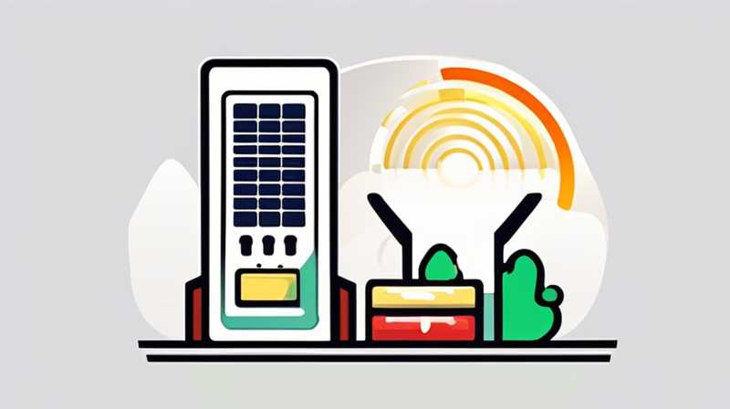 How to connect solar lights and batteries