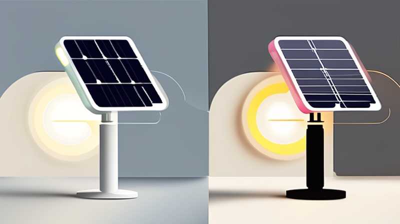 How to disassemble the solar outdoor light panel