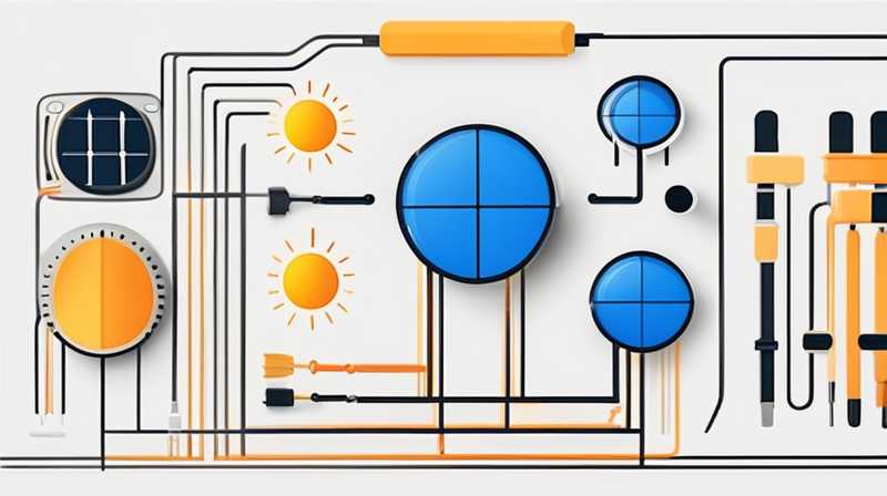 How to connect the solar panel wires