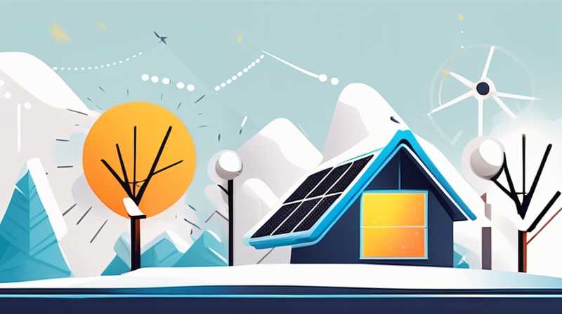 What to do when solar energy freezes in winter