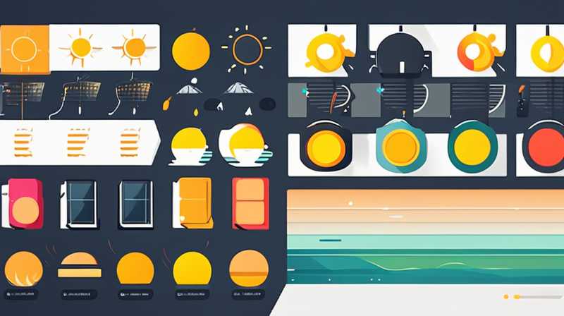 How to change the interface of solar energy