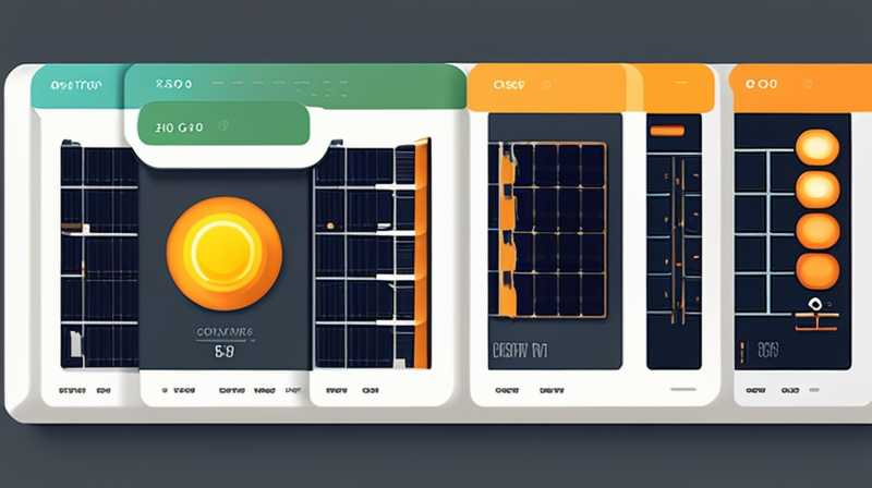 How to configure solar energy monitoring system