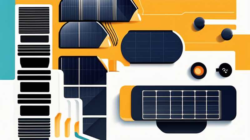 How to connect solar energy and battery