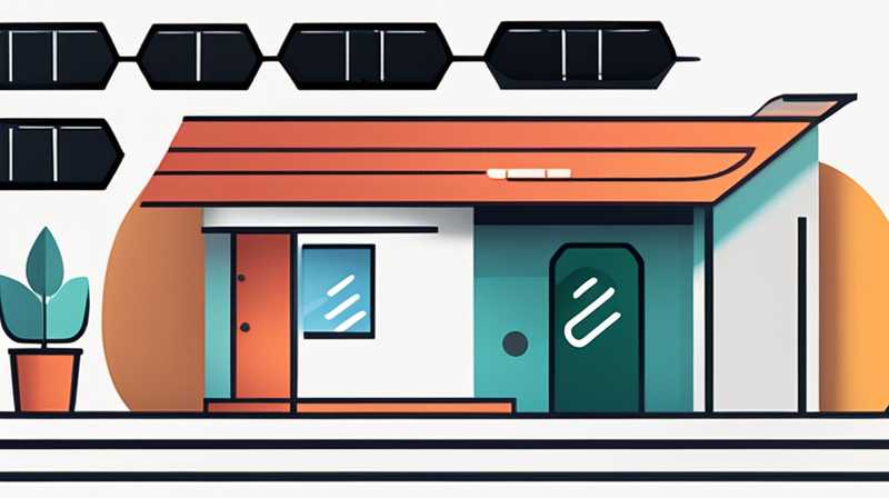 What should I do if the solar energy at home is blocked?