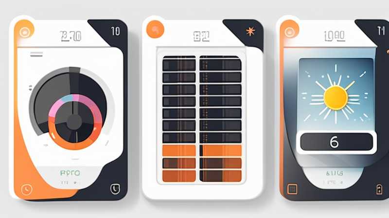 How to adjust the solar temperature control time