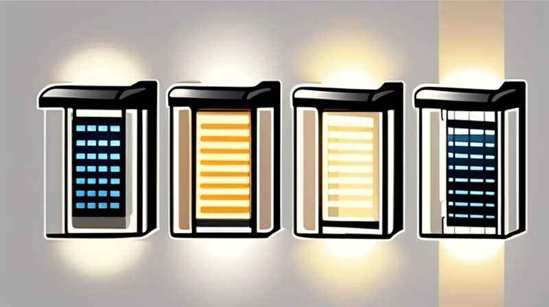 How to install outdoor solar wall lights