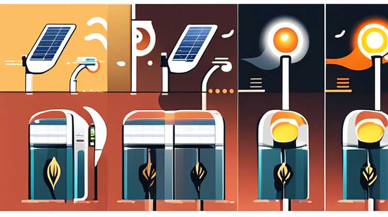 How to set up the flash solar street light