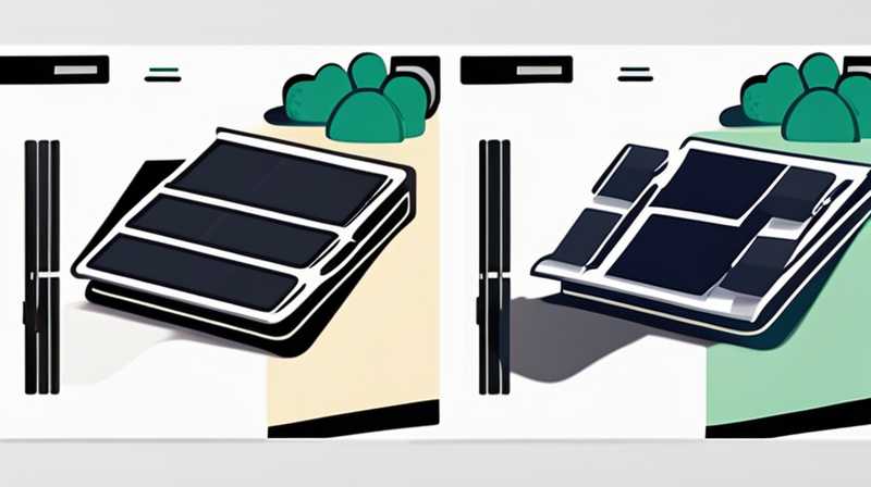 Which direction does the parking solar panel face?