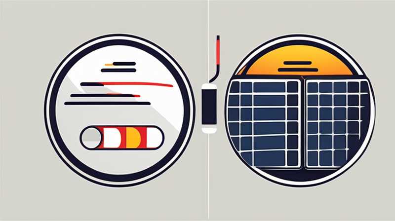 How to turn off solar battery