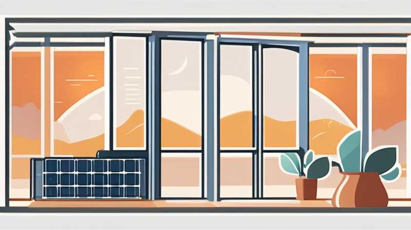 How to package solar energy for living room balcony