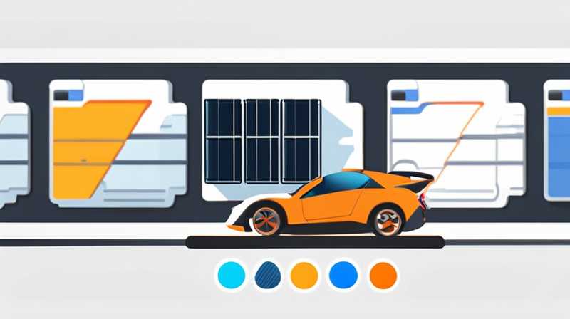 How to charge the car solar panel