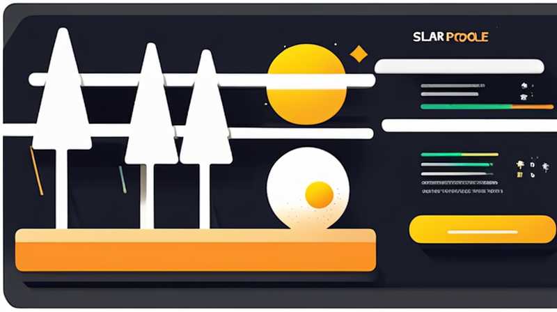 Which is the positive pole of the solar panel?