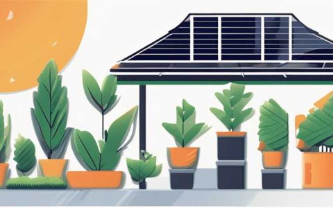 How to deal with solar energy in roof garden