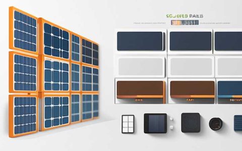 What are the supporting products of solar panels?