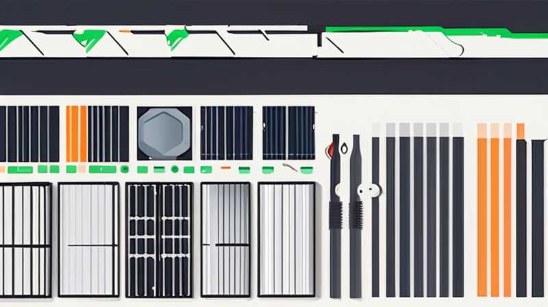 How to disassemble the solar panel power supply