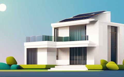 How many watts does the villa have solar power?