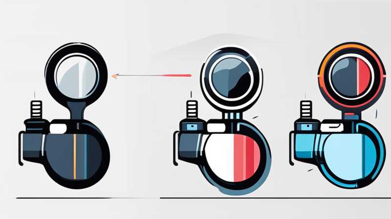 How to distinguish the front and rear of solar valves