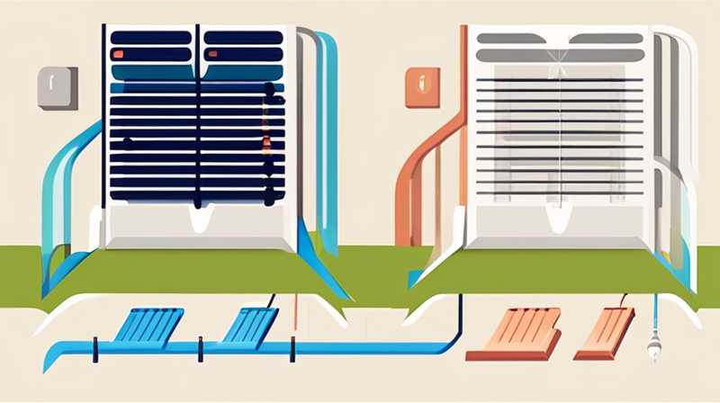 What materials are needed for solar floor heating