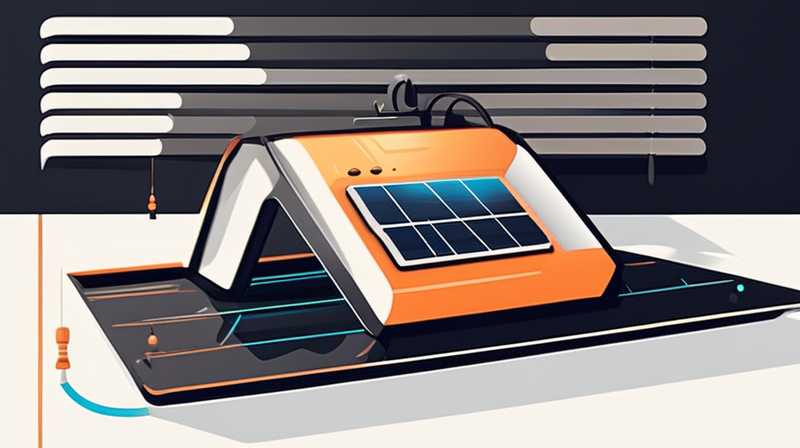 How to adjust the temperature of solar integrated machine