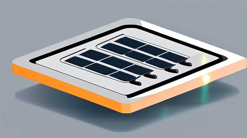 What is the current of the solar power generation board?