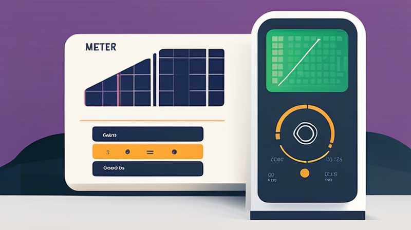 What does ei mean when solar meter appears