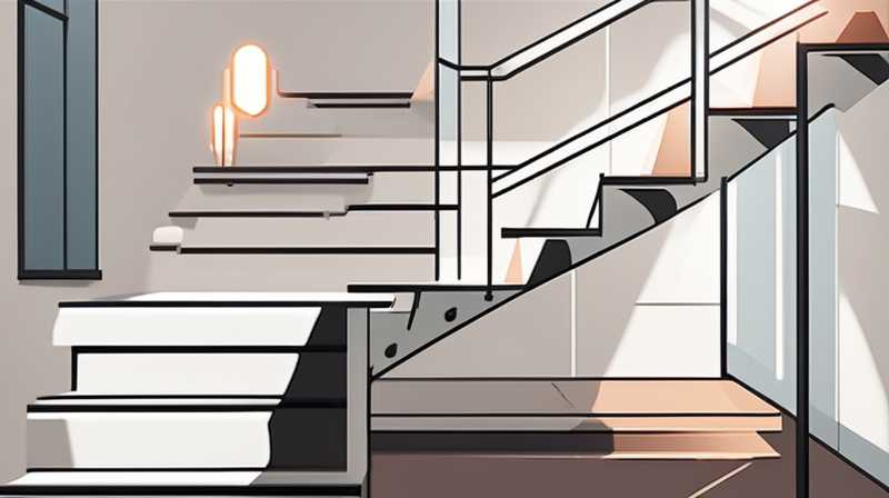 How to install solar lights in stairwells