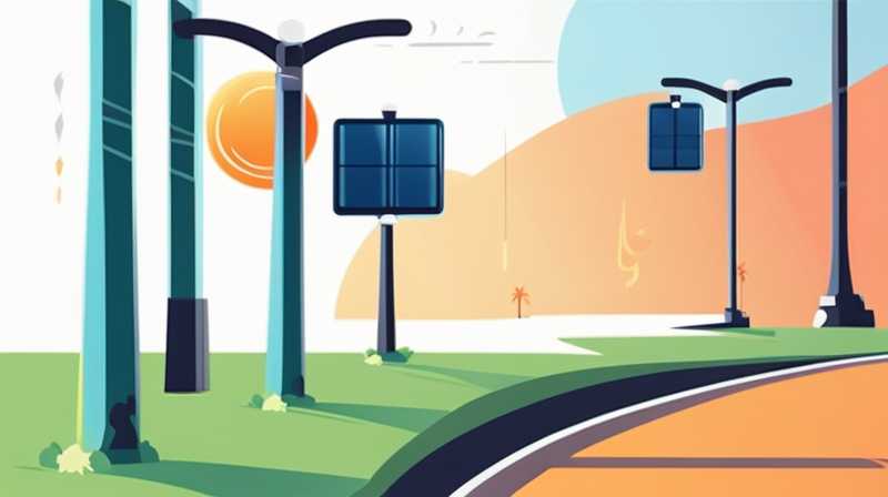 How do solar street lights work?