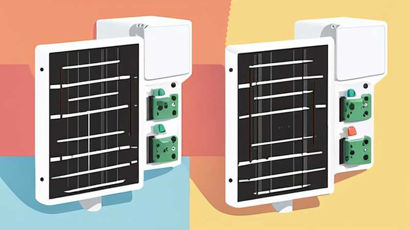 How to open the solar junction box