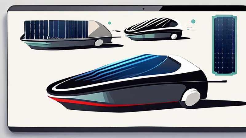 How to convert a solar car into a boat