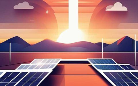 Where do solar photovoltaic panels generate electricity?