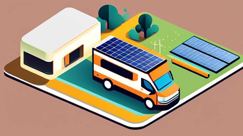 How many watts of solar energy per square meter for RV