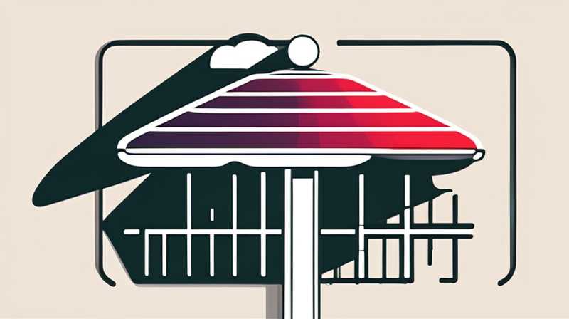 Where to install Roman umbrella solar